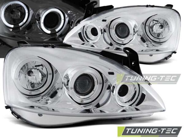OPEL CORSA C 11.00 – 09.06 ANGEL EYES χρωμίου Opel Corsa C [2000-2006]