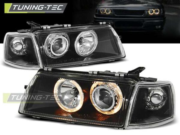 OPEL VECTRA A 09.88-10.95 ANGEL EYES Μαύρο Opel Vectra A [1988-1995]
