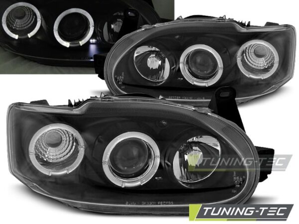 FORD ESCORT MK7 02.95-00 ANGEL EYES Μαύρο Ford Escort MK7 [1995-2000]