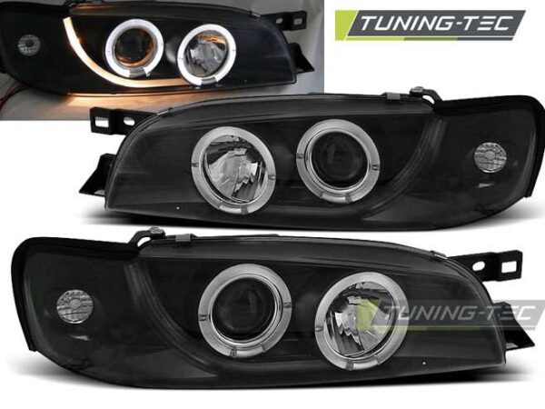 SUBARU IMPREZA 05.93-10.00 ANGEL EYES Μαύρο Subaru Impreza Mk1 [1993-2000]
