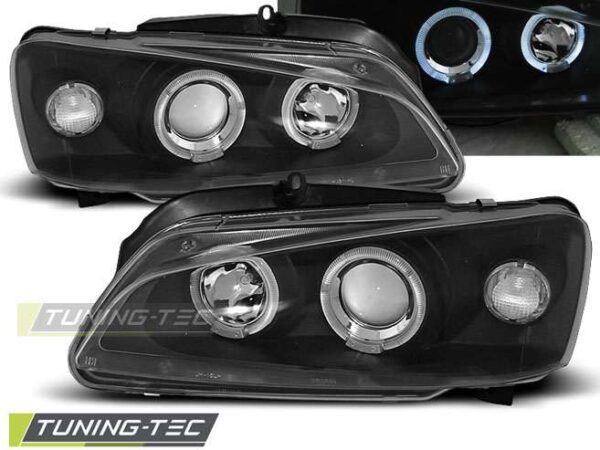 PEUGEOT 106 08.96-03 ANGEL EYES Μαύρο Peugeot 106 [1991-2003]