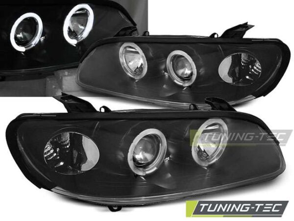 OPEL OMEGA B 04.94-08.99 ANGEL EYES Μαύρο Opel Omega B [1994-1999]