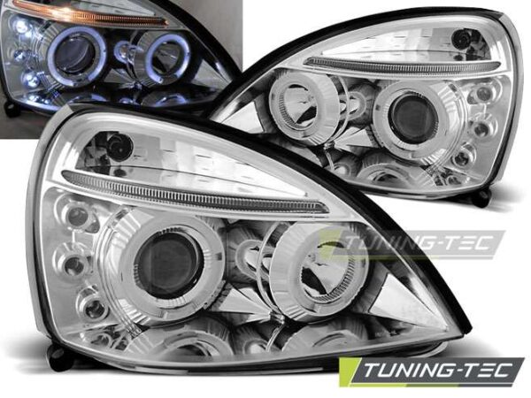 RENAULT CLIO II 06.01-09.05 ANGEL EYES χρωμίου Renault Clio Mk2 [1998-2005]