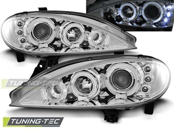 RENAULT MEGANE 03.99-10.02 ANGEL EYES χρωμίου Renault Megane Mk1 [1995-2002]