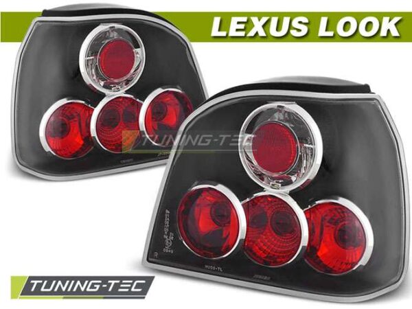 TAIL LIGHTS Μαύρο για VW GOLF 3 09.91-08.97 Volkswagen Golf Mk3 [1991-1997]