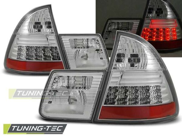 Πίσω φανάρια  led χρωμίου για BMW E46 99-05 TOURING BMW 3 (E46) [1998-2005]