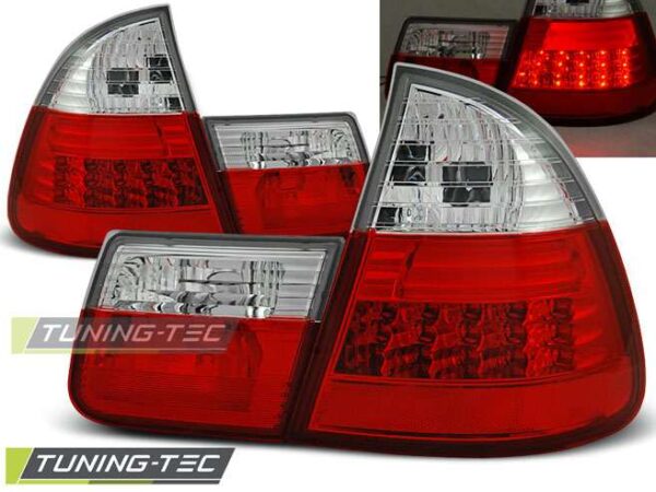 Πίσω φανάρια  led Κόκκινο Λευκό για BMW E46 99-05 TOURING BMW 3 (E46) [1998-2005]