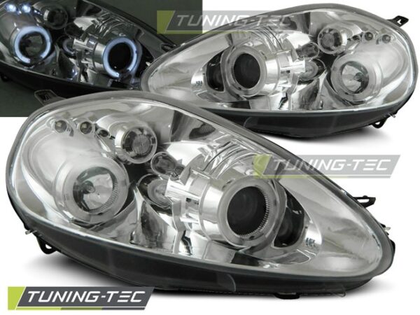 FIAT GRANDE PUNTO 09.05-08 ANGEL EYES χρωμίου Fiat Grande Punto [2005-2018]