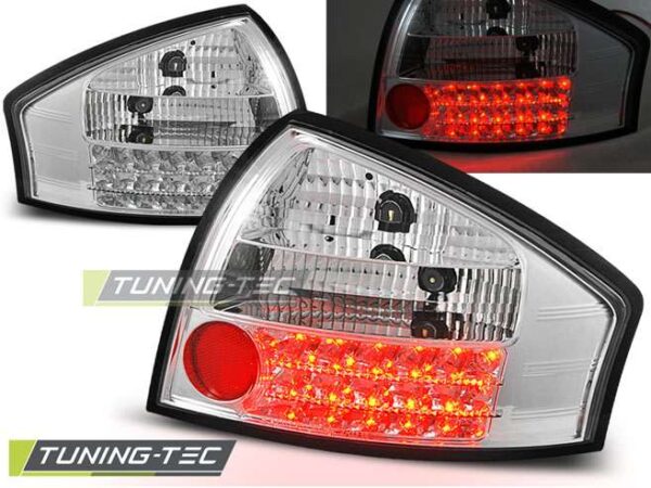 Πίσω φανάρια led χρωμίου για AUDI A6 05.97-.05.04 Audi A6 1997–2004
