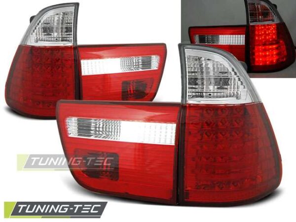 Πίσω φανάρια  led Κόκκινο Λευκό για BMW X5 E53 09.99-10.03 BMW X5 (E53) [1999-2006]