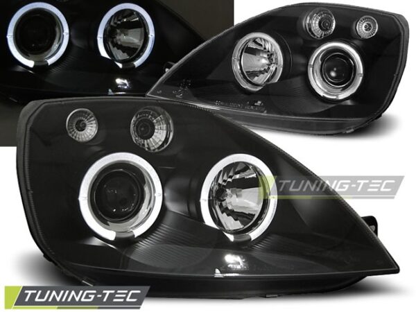 FORD FIESTA MK6 05.02-08.05 ANGEL EYES Μαύρο Ford Fiesta [2002-2008]