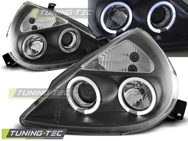 FORD KA 11.96-08  ANGEL EYES Μαύρο Ford Ka [1996-2008]