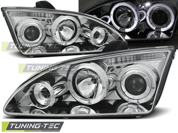 FORD FOCUS II 09.04-01.08 ANGEL EYES χρωμίου Ford Focus MK2 [2004-2011]