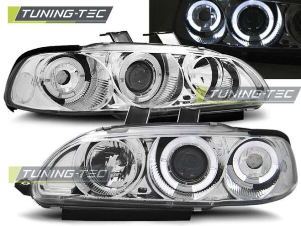 HONDA CIVIC 09.91-08.95 4D ANGEL EYES χρωμίου Honda Civic Mk5 [1992-1995]