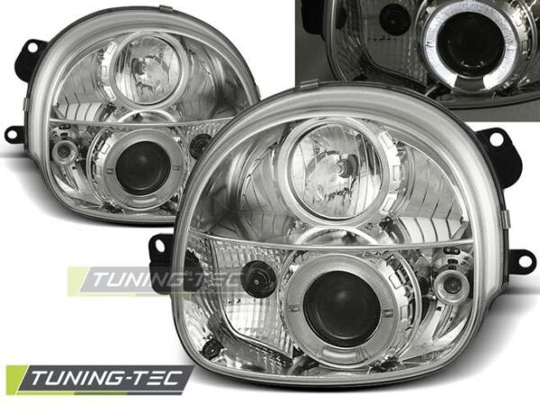 RENAULT TWINGO 03.93-09.98 ANGEL EYES χρωμίου Renault Twingo Mk1 [1993-2007]