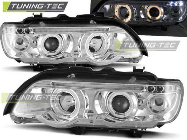 Φανάρια ANGEL EYES χρωμίου για BMW X5 E53 09.99-10.03 BMW X5 (E53) [1999-2006]