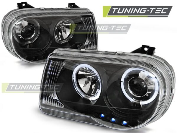 CHRYSLER 300C 05-10 ANGEL EYES Μαύρο Chrysler 300C [2005-2011]