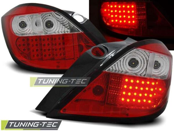 OPEL ASTRA H 03.04-09 Κόκκινο Λευκό LED Opel Astra H [2004-2009]