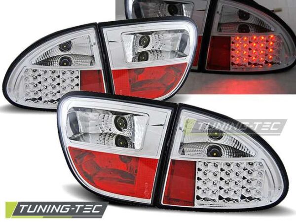 Πίσω φανάρια  led χρωμίου για SEAT LEON 04.99-08.04 Seat Leon (1M) [1999-2004]