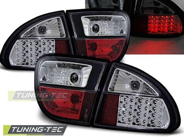 Πίσω φανάρια  led Μαύρο για SEAT LEON 04.99-08.04 Seat Leon (1M) [1999-2004]