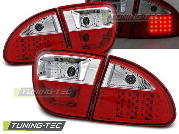 Πίσω φανάρια  led Κόκκινο Λευκό για SEAT LEON 04.99-08.04 Seat Leon (1M) [1999-2004]
