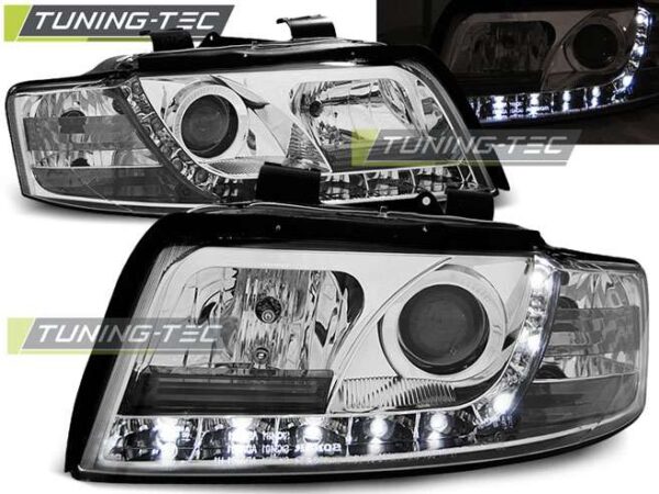 Φανάρια DAYLIGHT χρωμίου για AUDI A4 10.00-10.04 Audi A4 (B6) [2001-2004]