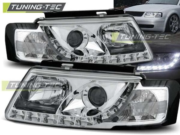 Φανάρια DAYLIGHT χρωμίου για VW PASSAT B5 3B 11.96-08.00 Volkswagen Passat (B5&B5.5) [1996-2005]