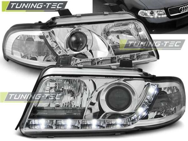 Φανάρια DAYLIGHT χρωμίου για AUDI A4 01.99-09.00 Audi A4 (B5) [1995-2001]
