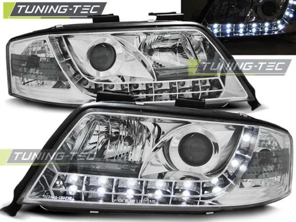 Φανάρια DAYLIGHT χρωμίου για AUDI A6 05.97-05.01 Audi A6 1997–2004