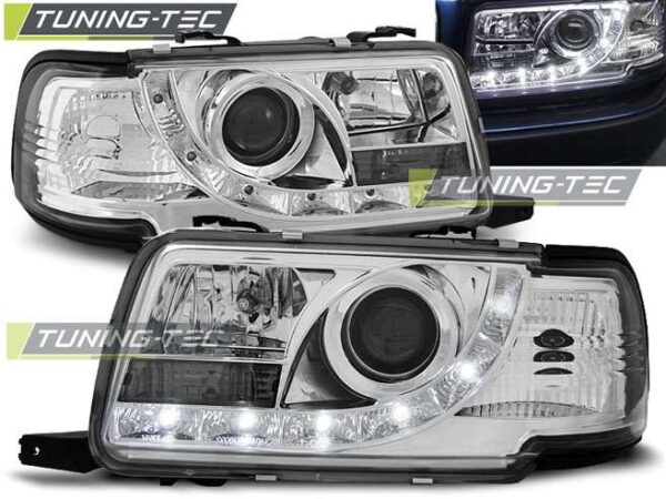 Φανάρια DAYLIGHT χρωμίου για AUDI 80 B4 09.91-04.96 Audi 80 (B3-B4) [1986-1996]