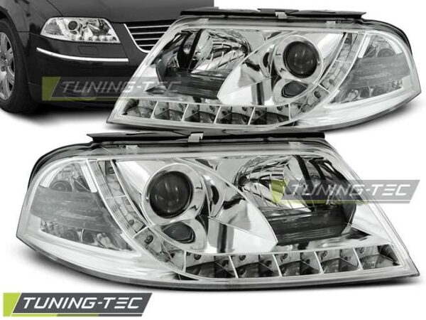 Φανάρια DAYLIGHT χρωμίου για VW PASSAT 3BG 09.00-03.05 Volkswagen Passat (B5&B5.5) [1996-2005]