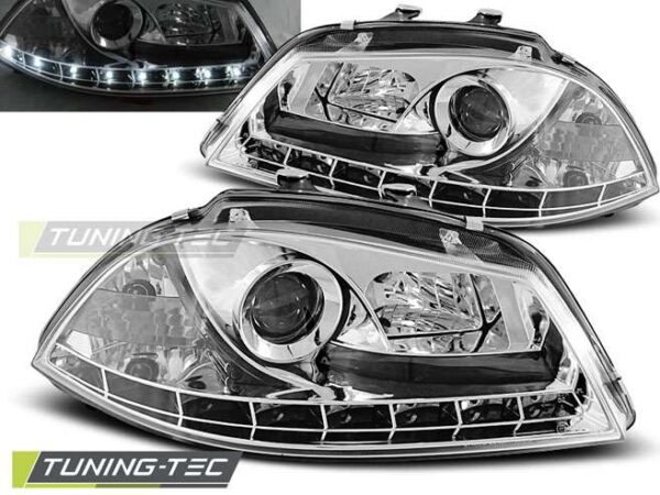 Φανάρια DAYLIGHT χρωμίου για SEAT IBIZA 6L 04.02-08 Seat Ibiza (6L) [2002-2008]