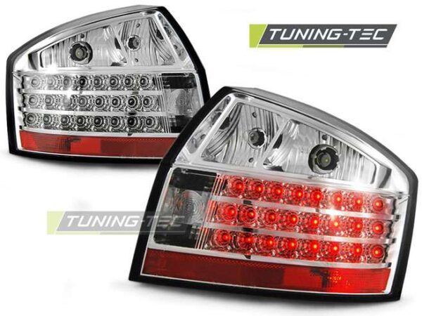 Πίσω φανάρια  led χρωμίου για AUDI A4 10.00-10.04 Audi A4 (B6) [2001-2004]