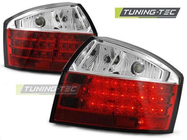 Πίσω φανάρια  led Κόκκινο Λευκό για AUDI A4 10.00-10.04 Audi A4 (B6) [2001-2004]