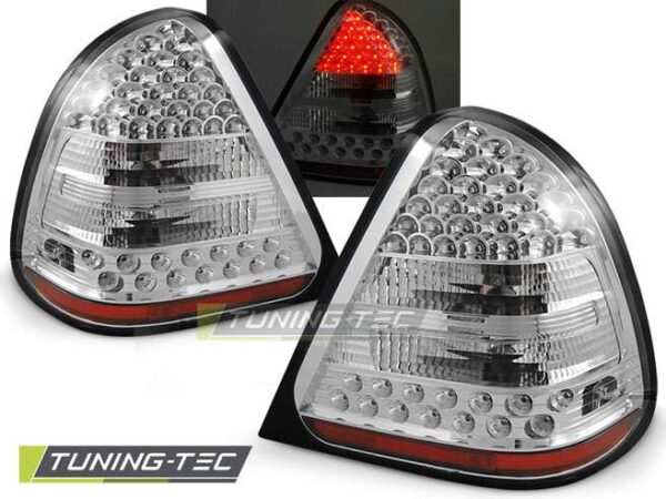 Πίσω φανάρια  led χρωμίου για MERCEDES W202 C-KLASA 06.93-06.00 Mercedes C Class (W202) [1993-2000]