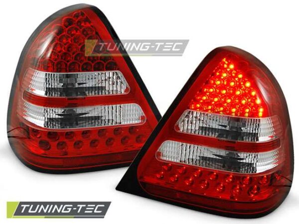 Πίσω φανάρια  led Κόκκινο Λευκό για MERCEDES W202 C-KLASA 06.93-06.00 Mercedes C Class (W202) [1993-2000]