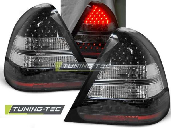 Πίσω φανάρια  led Μαύρο για MERCEDES W202 C-KLASA 06.93-06.00 Mercedes C Class (W202) [1993-2000]