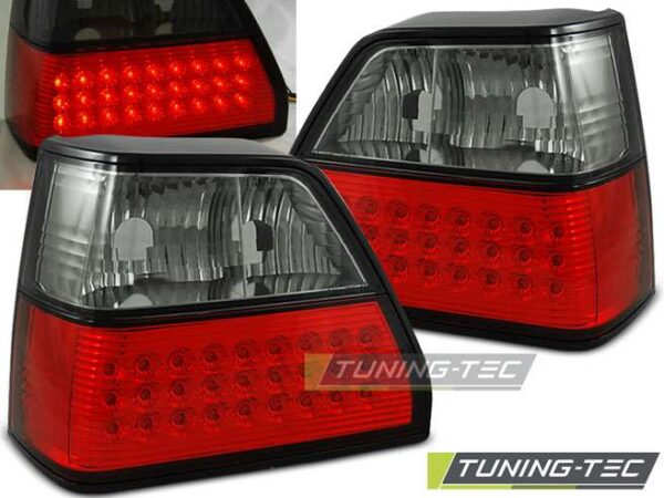 Πίσω φανάρια  led Κόκκινο SMOKE για VW GOLF 2 08.83-08.91 Volkswagen Golf Mk2 [1984-991]