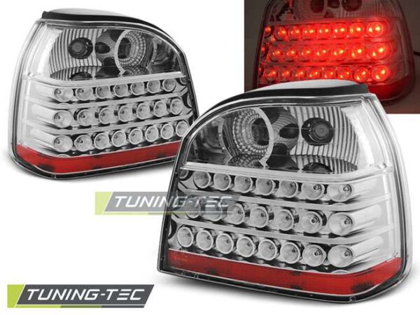 Πίσω φανάρια  led χρωμίου για VW GOLF 3 09.91-08.97 Volkswagen Golf Mk3 [1991-1997]