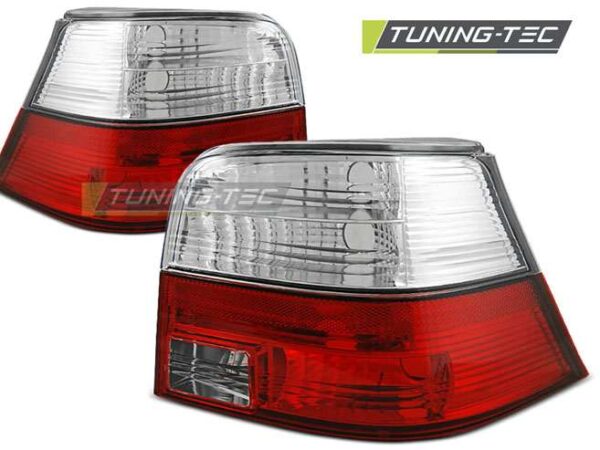 TAIL LIGHTS Κόκκινο Λευκό για VW GOLF 4 09.97-09.03 Volkswagen Golf Mk4 [1997-2004]