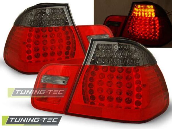 Πίσω φανάρια  led Κόκκινο SMOKE για BMW E46 05.98-08.01 SEDAN BMW 3 (E46) [1998-2005]
