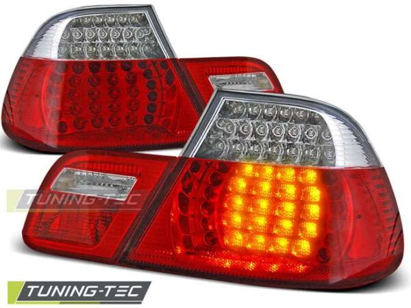 Πίσω φανάρια  led Κόκκινο Λευκό για BMW E46 04.99-03.03 COUPE BMW 3 (E46) [1998-2005]