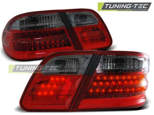 Πίσω φανάρια  led Κόκκινο SMOKE για MERCEDES W210 E-KLASA 95-03.02 Mercedes E Class (W210) [1995-2002]