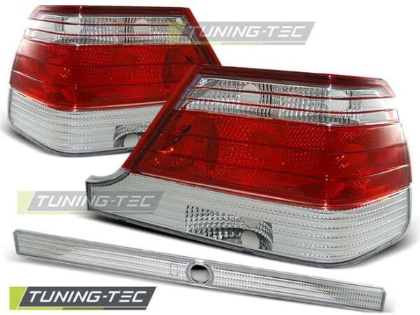 Πίσω φανάρια Κόκκινο Λευκό για MERCEDES W140 95-10.98 Mercedes S Class (W140) [1991-1998]