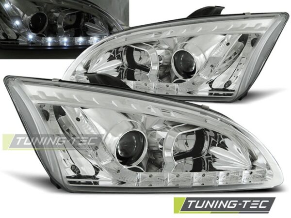 FORD FOCUS II 09.04-01.08 DAYLIGHT χρωμίου Ford Focus MK2 [2004-2011]