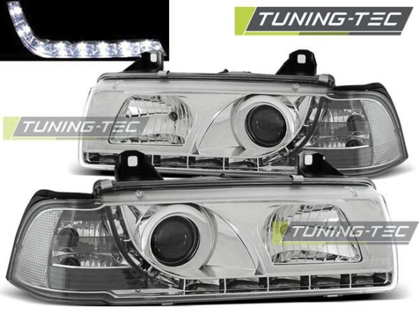 Φανάρια DAYLIGHT χρωμίου για BMW E36 12.90-08.99 BMW 3 (E36) [1991-1998]