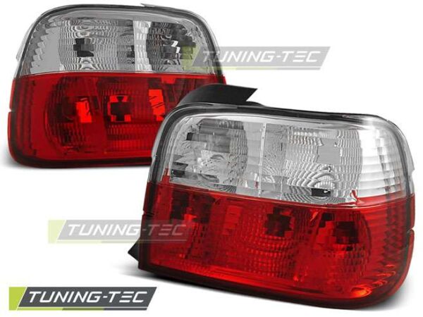 TAIL LIGHTS Κόκκινο Λευκό για BMW E36 12.90-08.99 COMPACT BMW 3 (E36) [1991-1998]