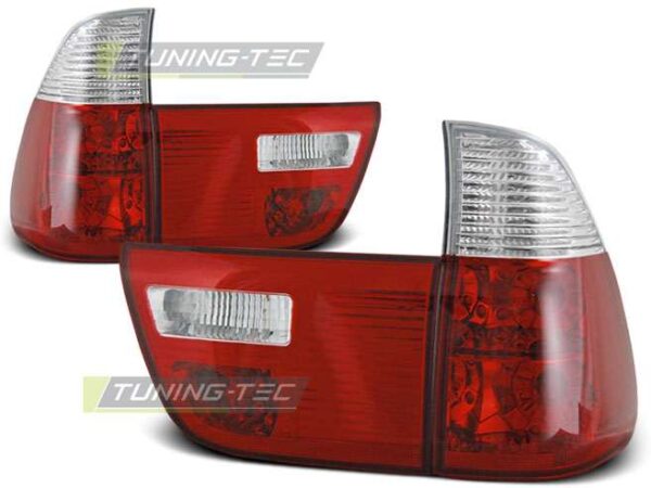 TAIL LIGHTS Κόκκινο Λευκό για BMW X5 E53 09.99-06 BMW X5 (E53) [1999-2006]