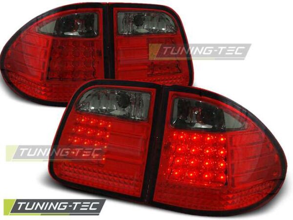 Πίσω φανάρια  led Κόκκινο SMOKE για MERCEDES W210 95-03.02 KOMBI Mercedes E Class (W210) [1995-2002]