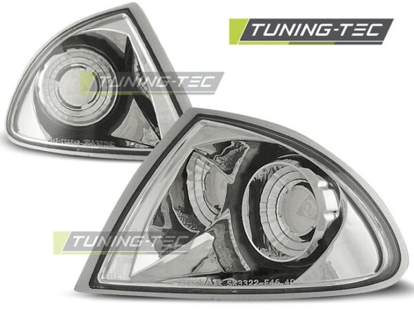 Εμπρός φλας χρωμίου για BMW E46 05.98-08.01 BMW 3 (E46) [1998-2005]